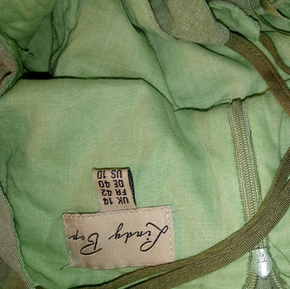 Lindy Bop Sage Green Honor dress - Picture 5 of 13